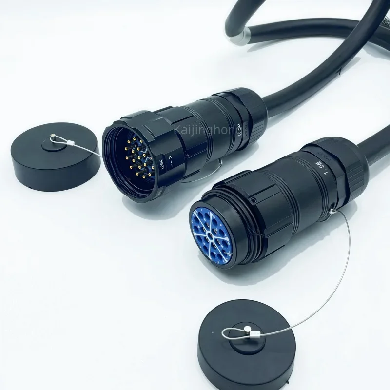 Socapex 19-Core Aviation Plug Cable Stage Lighting Power Extension Connection Cable 19*2.5 Square Meters Audio & Video