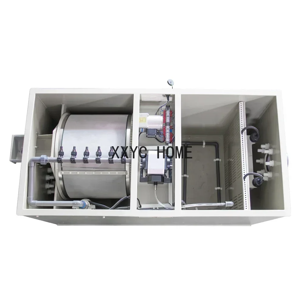 

aculture fish farm water treatment rotary drum filter for koi pond