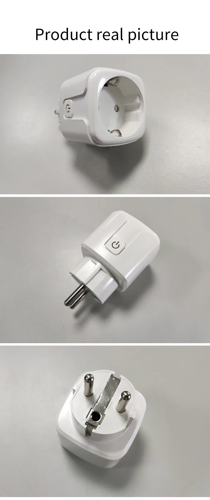 Tuya WiFi Smart-Stecker EU 20A Energiemonitoring Timer-Steckdose App- & Sprachsteuerung Smart Life Kompatibel mit Alexa Google Home – Detail 9