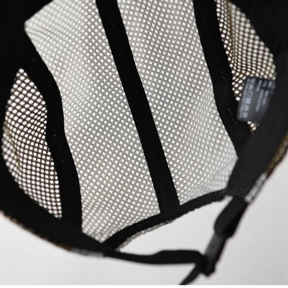 Gorra de béisbol de malla Retro de estilo japonés, gorra con visera ajustable de 5 paneles, gorra transpirable de ala plana de secado rápido, Unisex