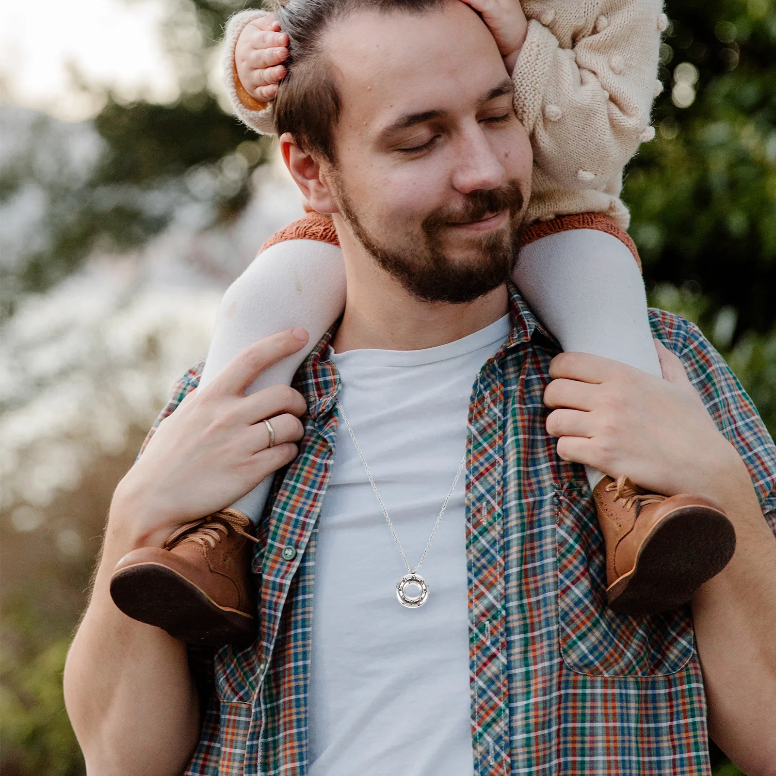 

Titanium Steel Pet Bone Ash Jar Paw Pattern Pendant Memorial Necklace Cremation Jewelry Pet Ashes Holder Hair Locket