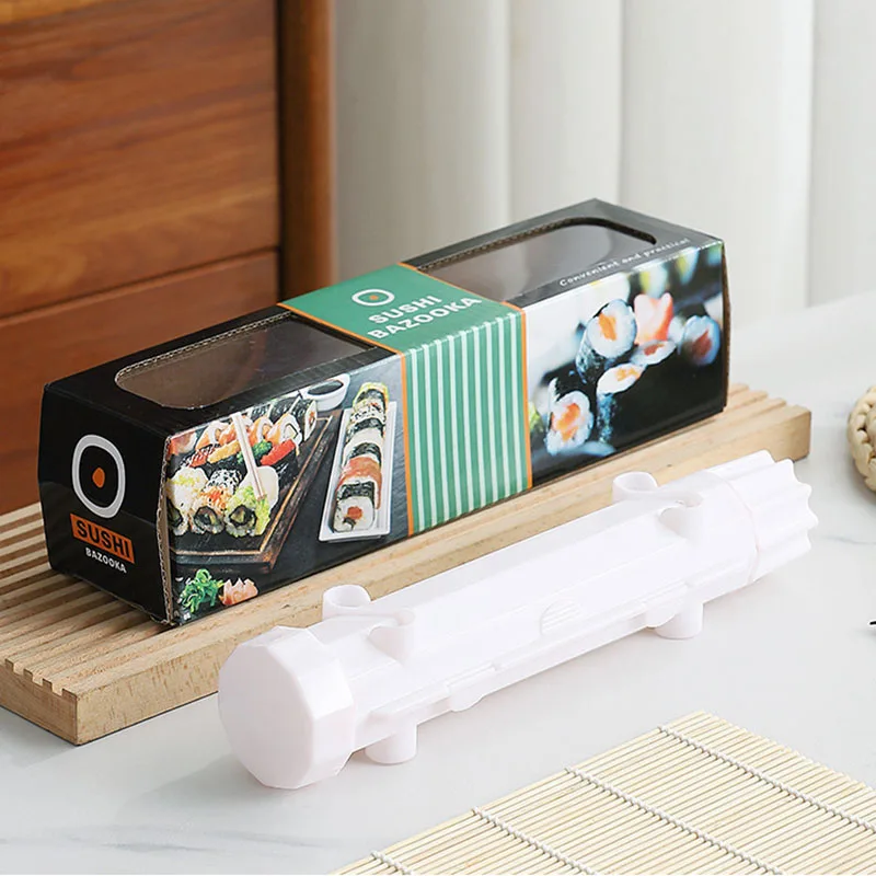 Convenient And Quick To DIY Sushi Making Mold Tool Set Bazooka For The Kitchen