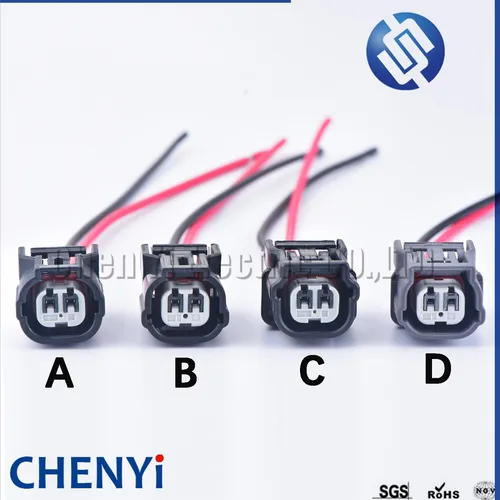 Imagen 2 del producto Sensor de temperatura de entrada de aire de 2 pines, enchufe de bobina de encendido, conector de sensor ABS 6189-0891 6189-0890 6189-7036 para Honda Accord CRV