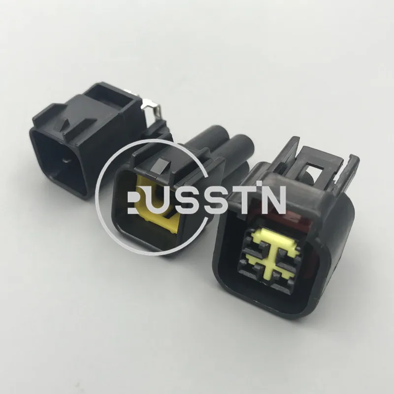 

1 Set 4 Pin FWY-C-4F-B Auto Plug Waterproof Electrical Wiring Socket Starter Ignition Coil Connector For Ford 12444-5504-2