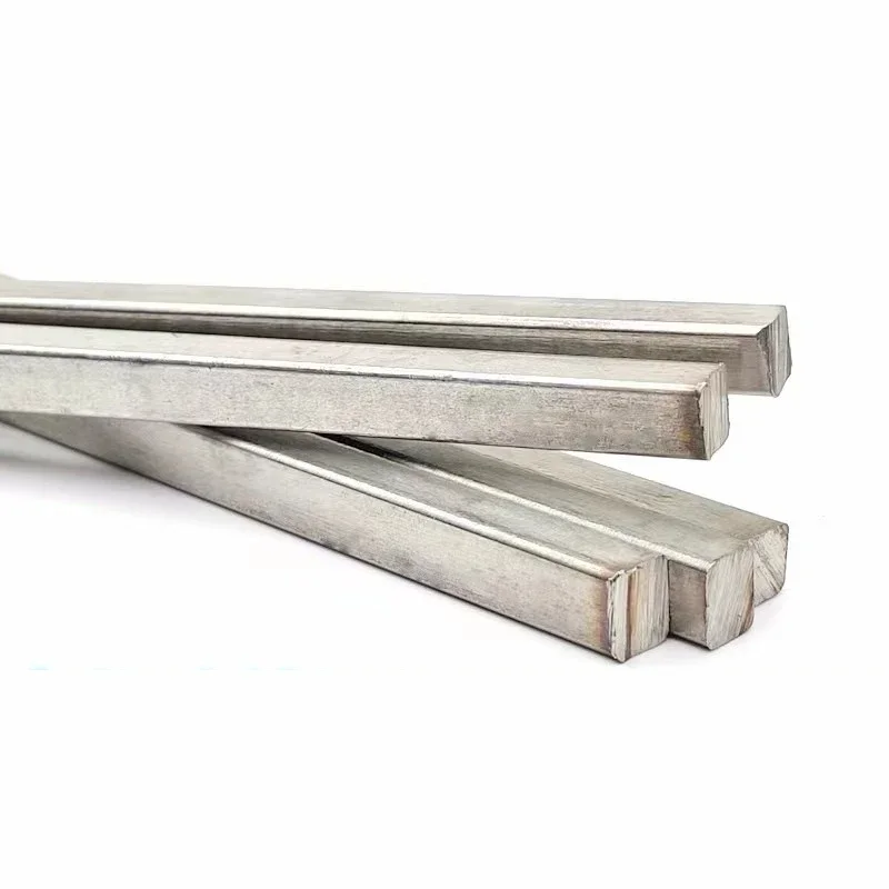 1Pc Length 100/200/300/500mm 304 Stainless Steel Square Steel Square Rod Bar 3x3/4x4/5x5/6x6/8x8/10x10/12x12/15x15/16x16-60x60mm