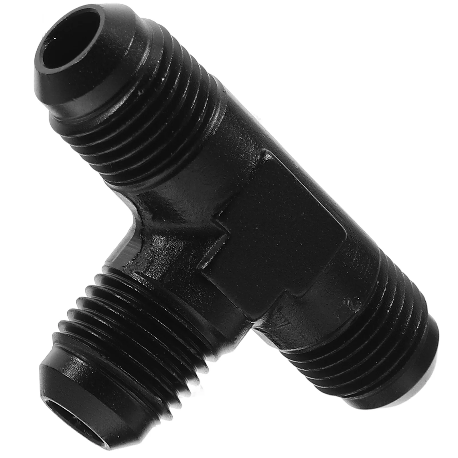 

Fuel Oil Pipe Connector Tee Fitting An6 3-Way Oil Cooler Brake Line Adapter Sturdy Aluminum Alloy Leakproof Durable Metal