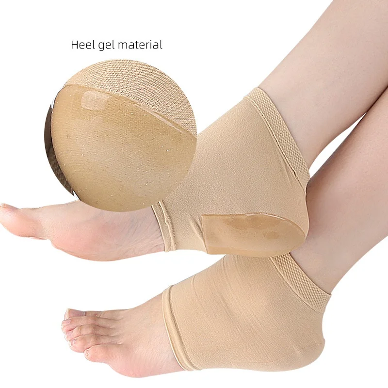 Silicone Heel Pad Protection Covers For Men & Women - Dry Crack Prevention Insoles