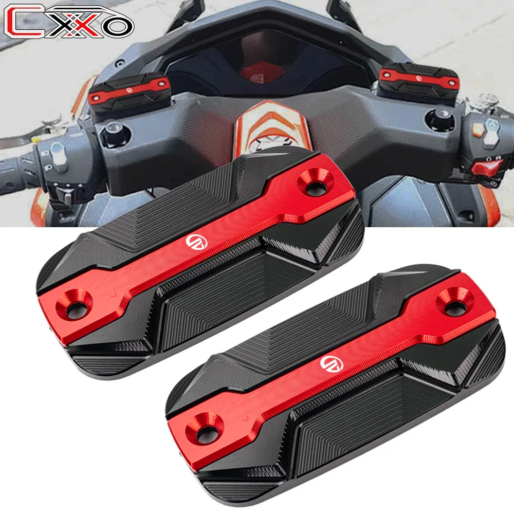 

MOWOK Fit For KYMCO DTX 360 CV3 DOWNTOWN 125i 200i 300i 350i XCITING S400 CNC Motorcycle Front Brake Fluid Reservior Cover Cap