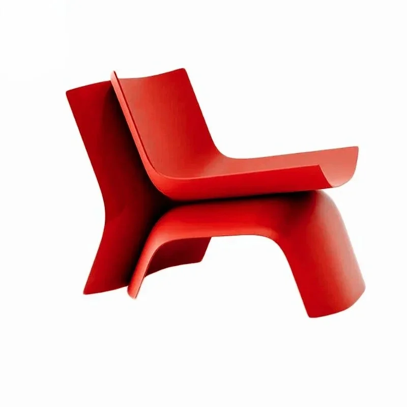 Nordic creative design master FRP leisure single chair hotel lobby reception backrest special-shaped chair