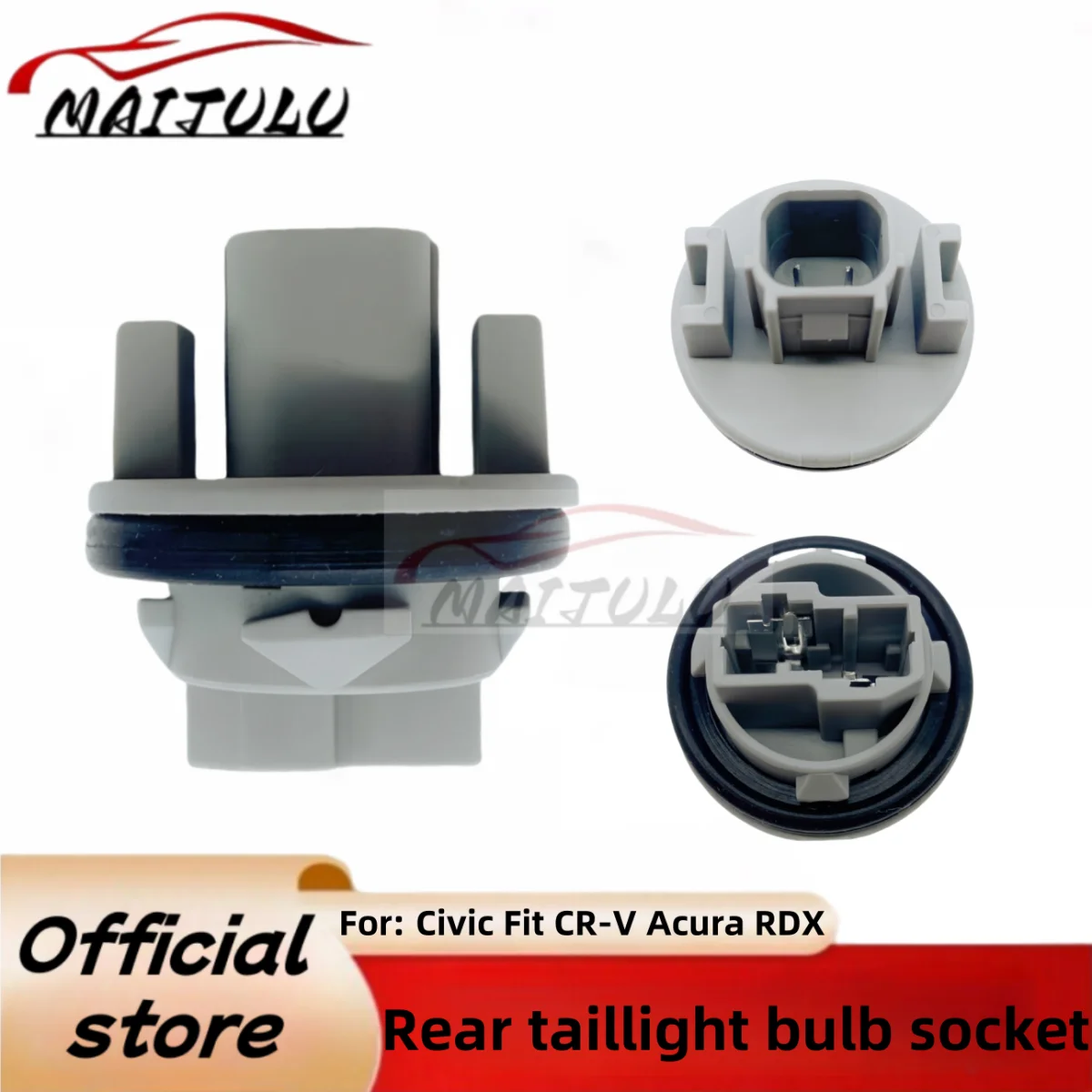 

For Honda 10th generation Civic Fit CR-V Acura RDX Rear taillight bulb socket Signal light harness plug fixing socket