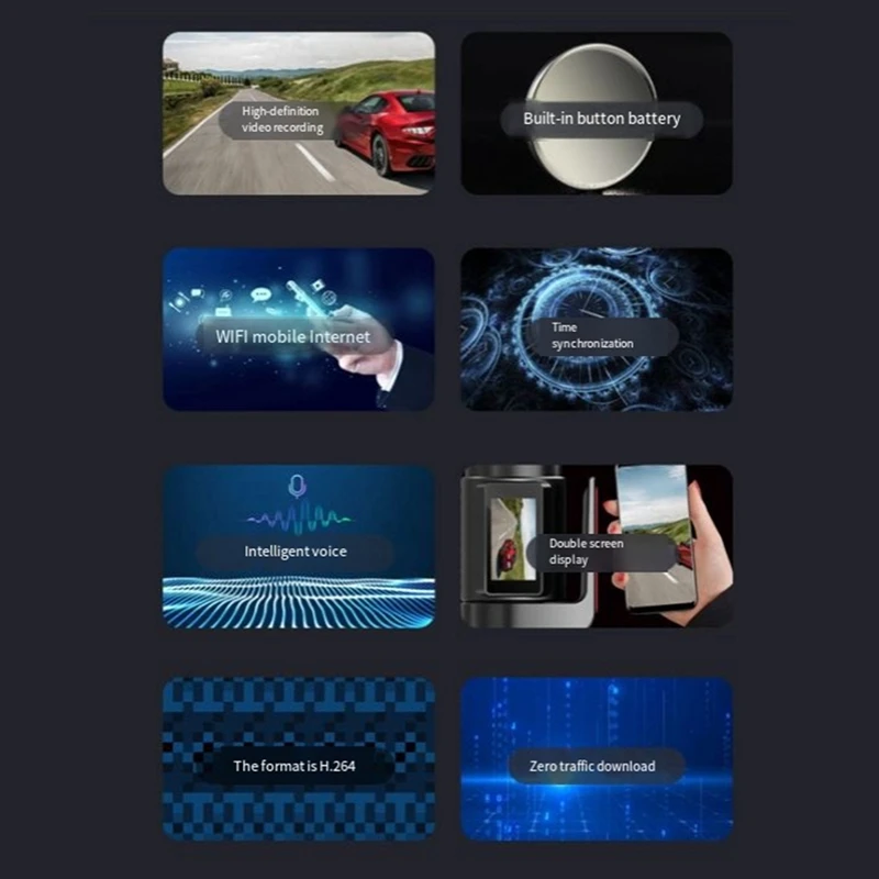 جديد-ميني USB 1080 كامل HD كاميرا DVR للسيارة داش كام مسجل فيديو زاوية واسعة واي فاي داشكام الذكية ربط كاميرا السيارة #4