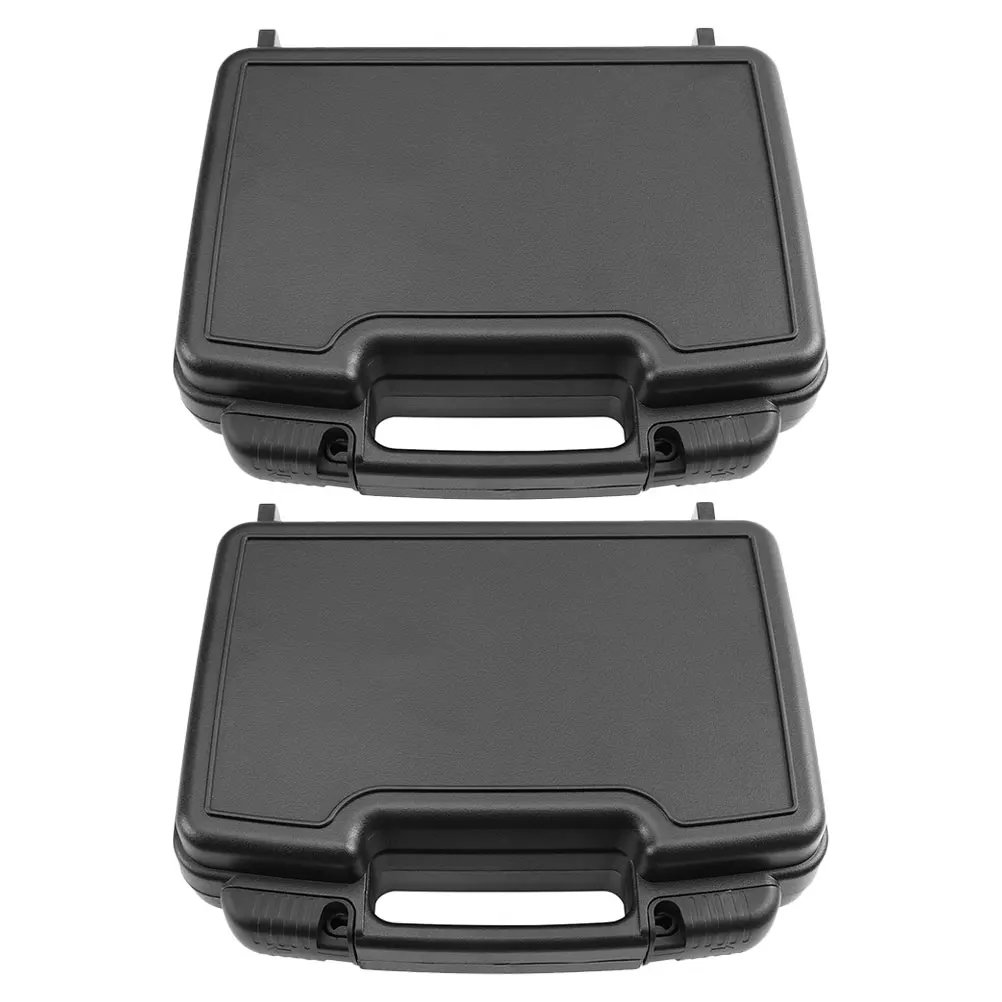 

2Pcs Multifunctional Toolbox Durable Plastic Portable Tool Case Box Organizer Small Hardware Accessories Storage