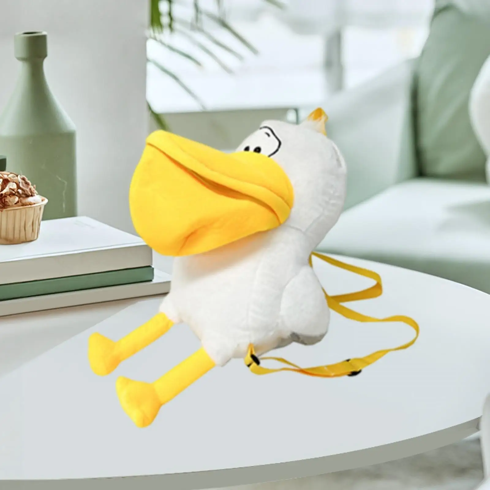 Plush Bird กระเป๋าเป้สะพายหลังน้ําหนักเบากระเป๋าลําลองสําหรับผู้ใหญ่ผู้หญิงวิทยาลัย