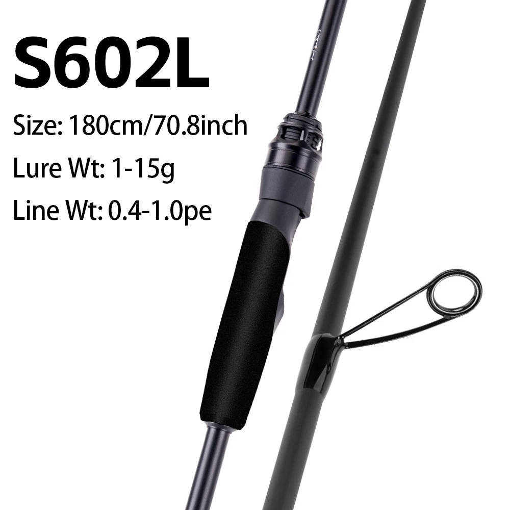 FISHINGFANS KUAISHA T1100+M40X Carbon Blank 8KG DRAG Light LS Guide 7-30g Ködergewicht Schnelle Aktion Spinn- und Wurfangelrute