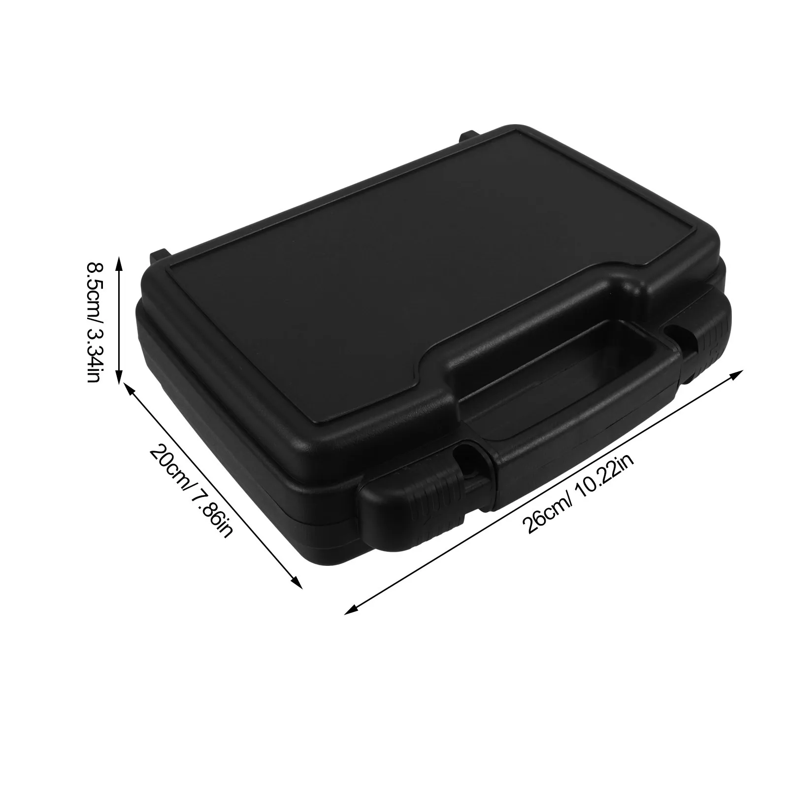 Portable Multifunctional Toolbox Plastic Case Travel Storage Box Small Compact Carrying Tool Organizer Durable Lightweight