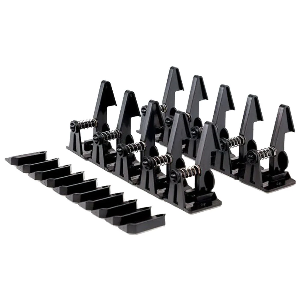 12 زوجًا من أقفال الأدراج الواقية للأطفال، تصميم زنبركي مرن، أقفال خزانة أمان للأطفال، مزالج مقاومة للأطفال للمطبخ