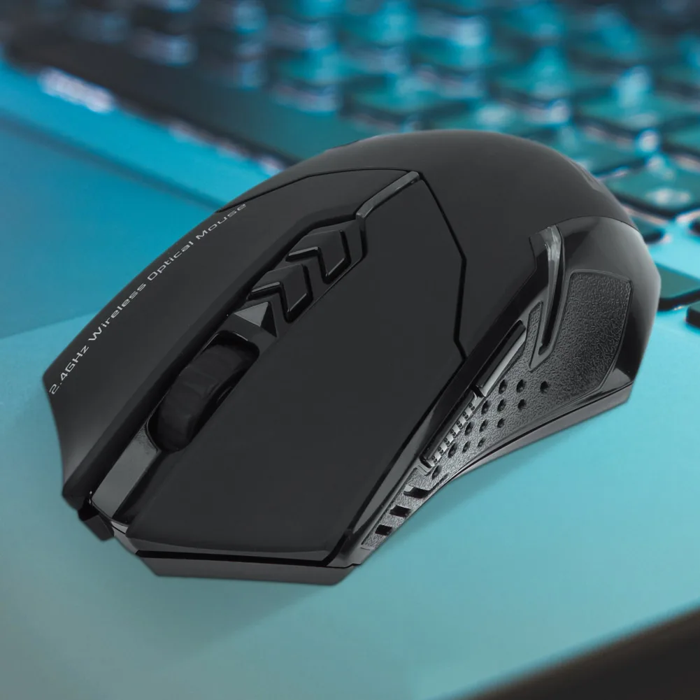 Ergonomic 2.4GHz Wireless Optical Gaming Mouse