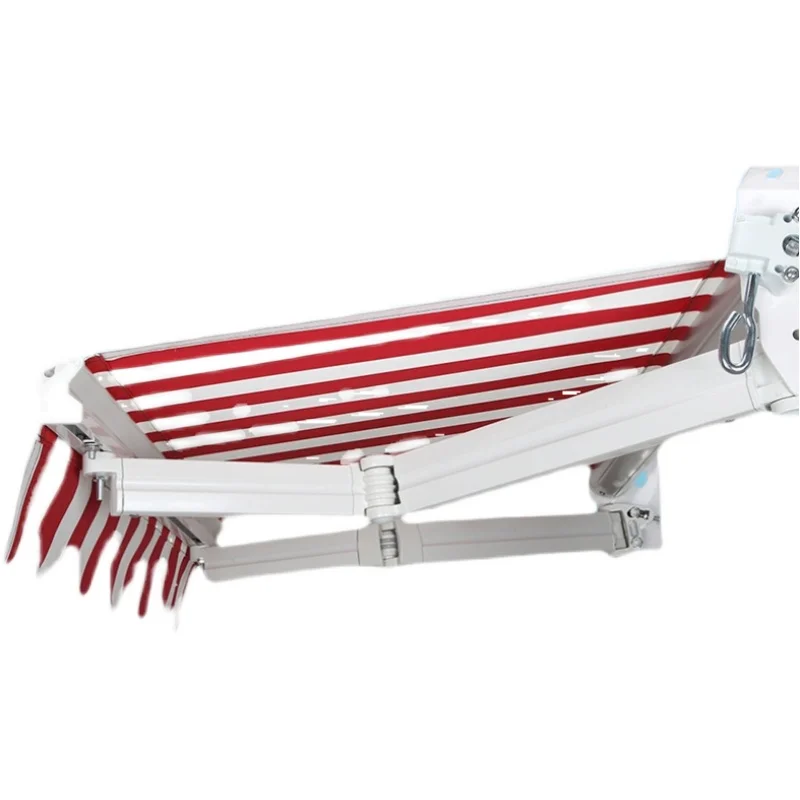 Awning folding balcony awning telescopic canopy aluminum alloy outdoor rainproof courtyard eaves tent shrink
