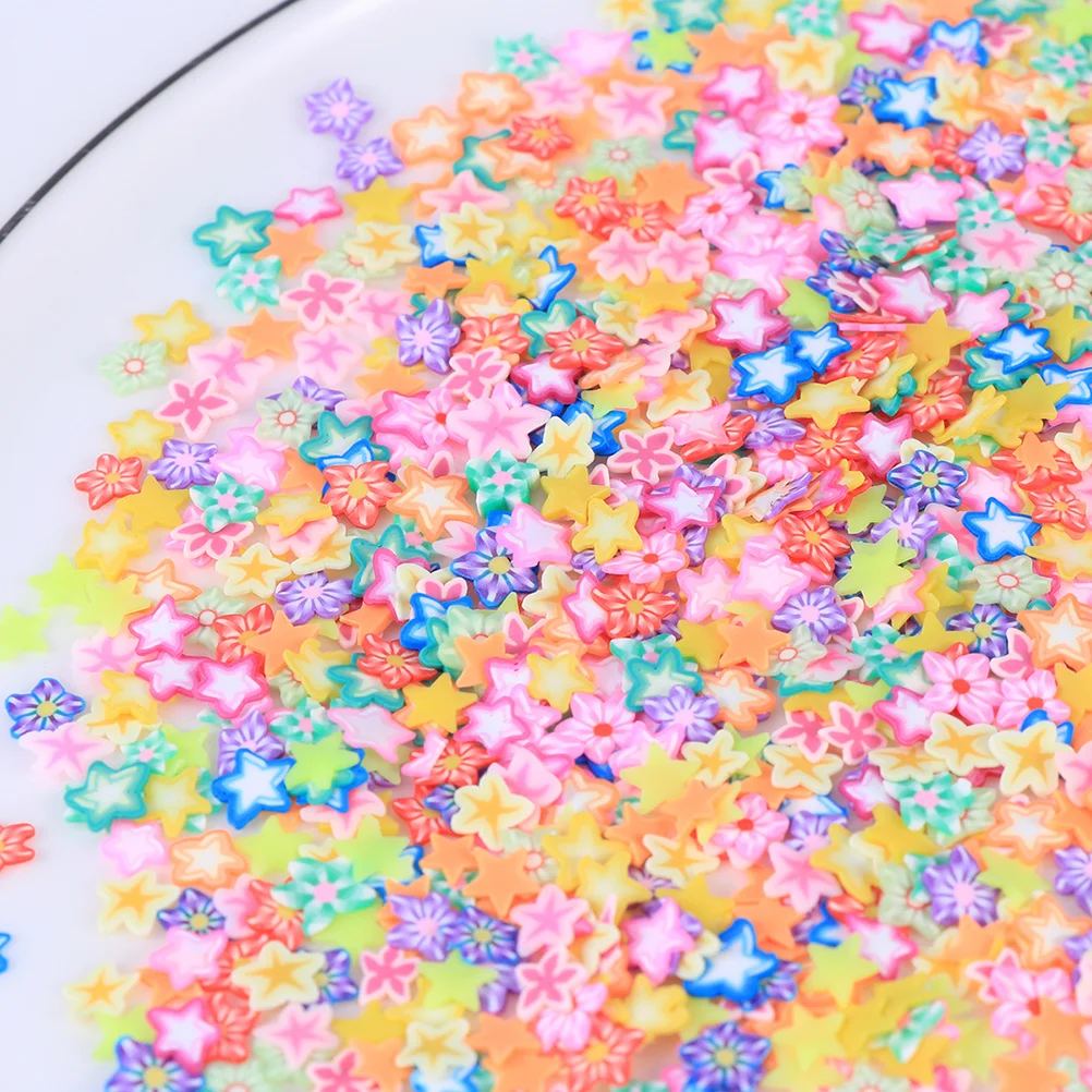 2000pcs Nail Art Tips Colorful Ceramic Manicure Decorations Diy Tools For Women Fingernails Protector Polymer Clay Slices