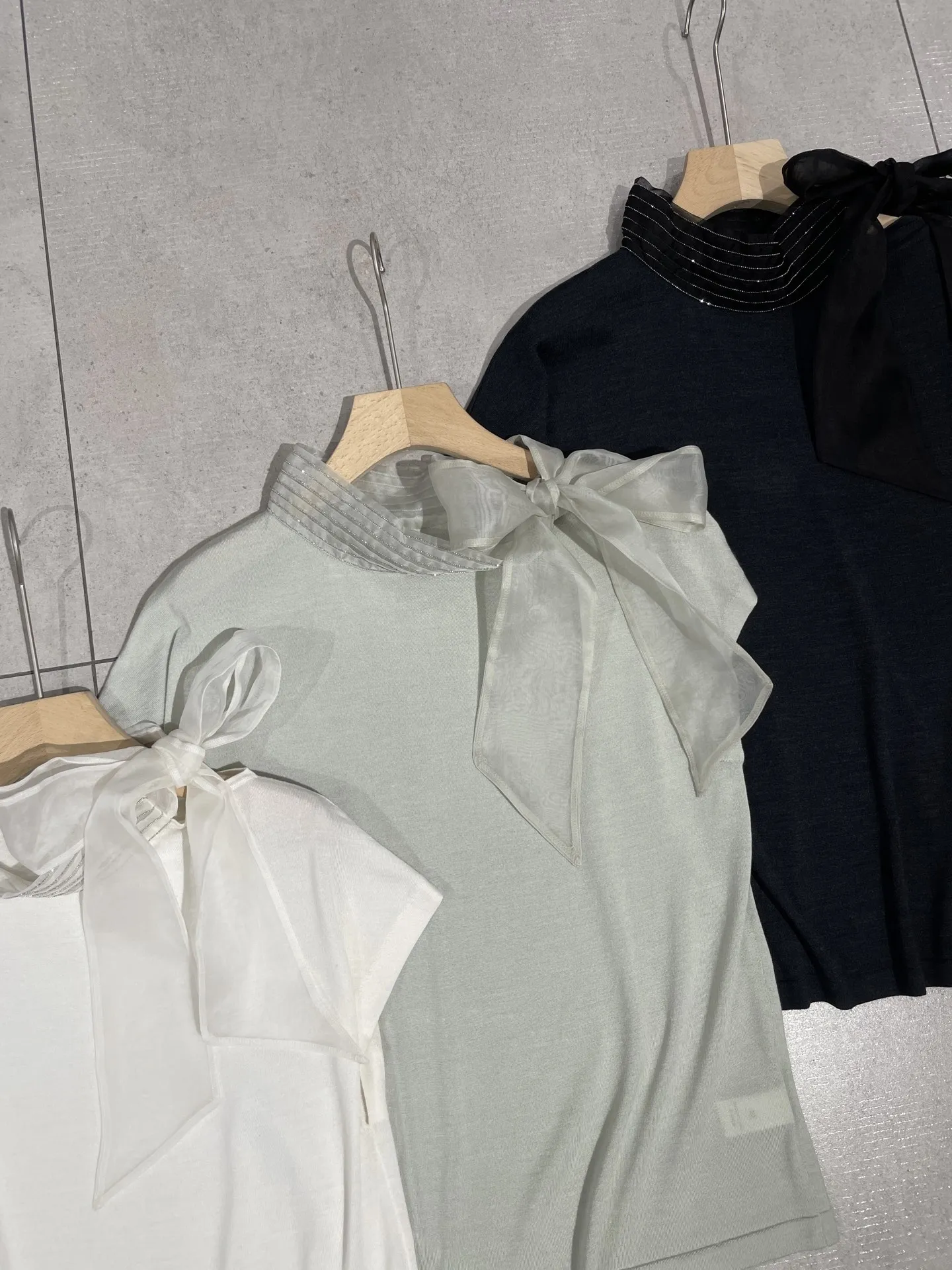 Blusa Feminina de Tricô Transp - Silk Tie Striped avaliação e preço