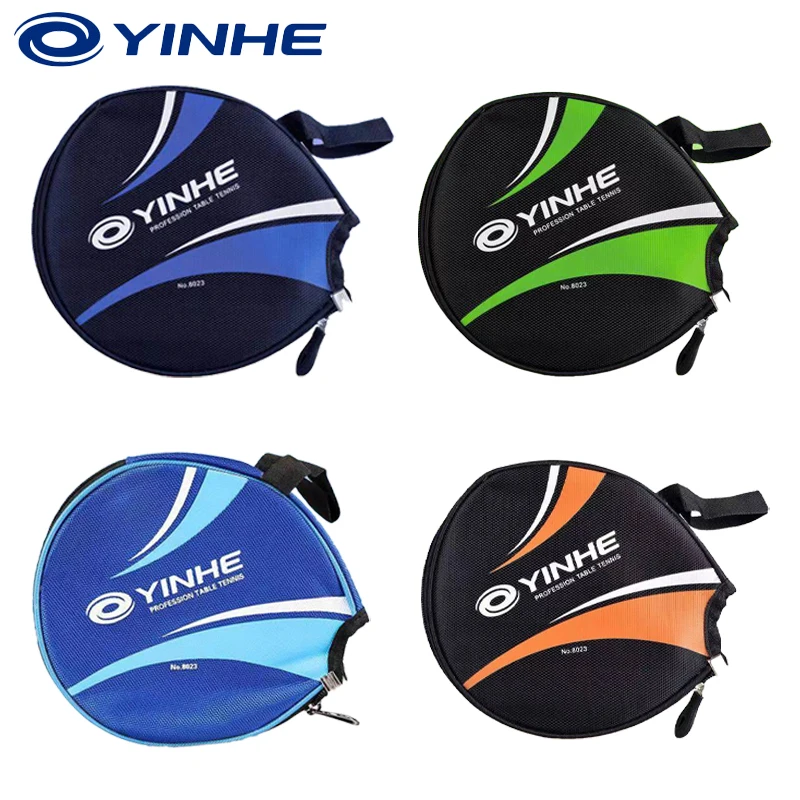 

YINHE Semi-Circle Table Tennis Paddle Cover Thickened Protective Case for Ping Pong Racket Nylon Portable Table Tennis Bat Cover