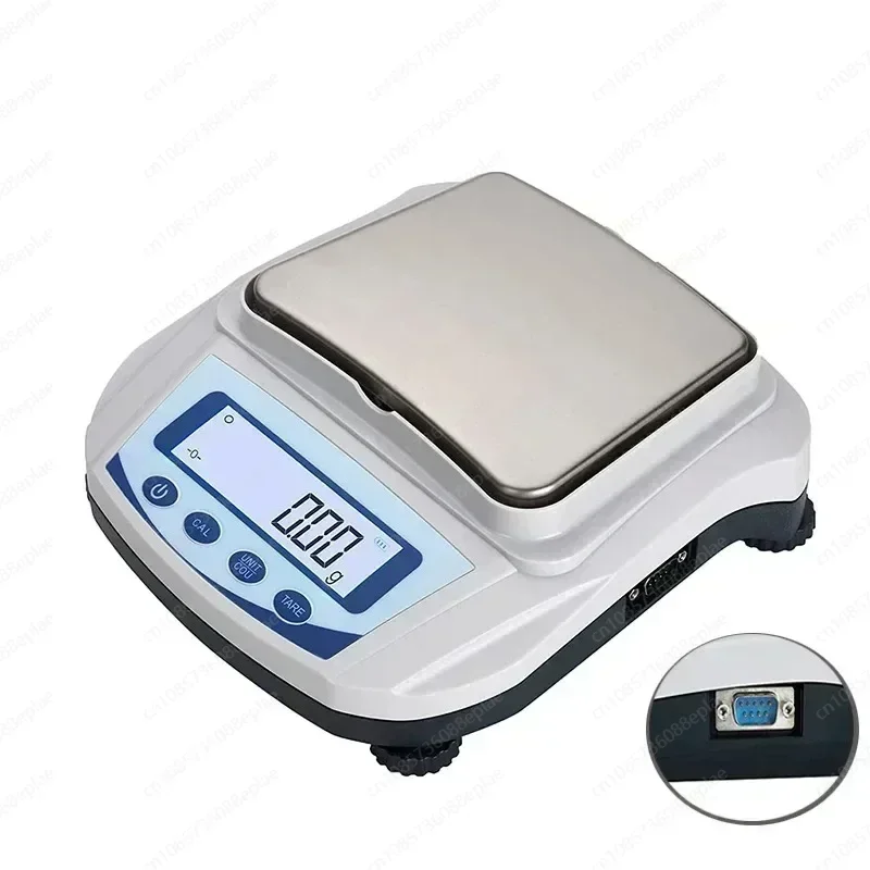 2kg High Accuracy Laboratory Balance Digital Jewelry Scales  Support RS232C Interface Connect Printer Computer Data Output