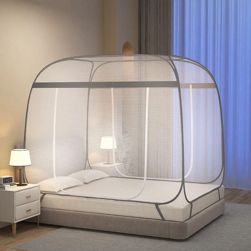 For Encryption-free Mosquito Net, Home Bedroom Non-slip Full Bottom Back Anti-drop Mosquito Net