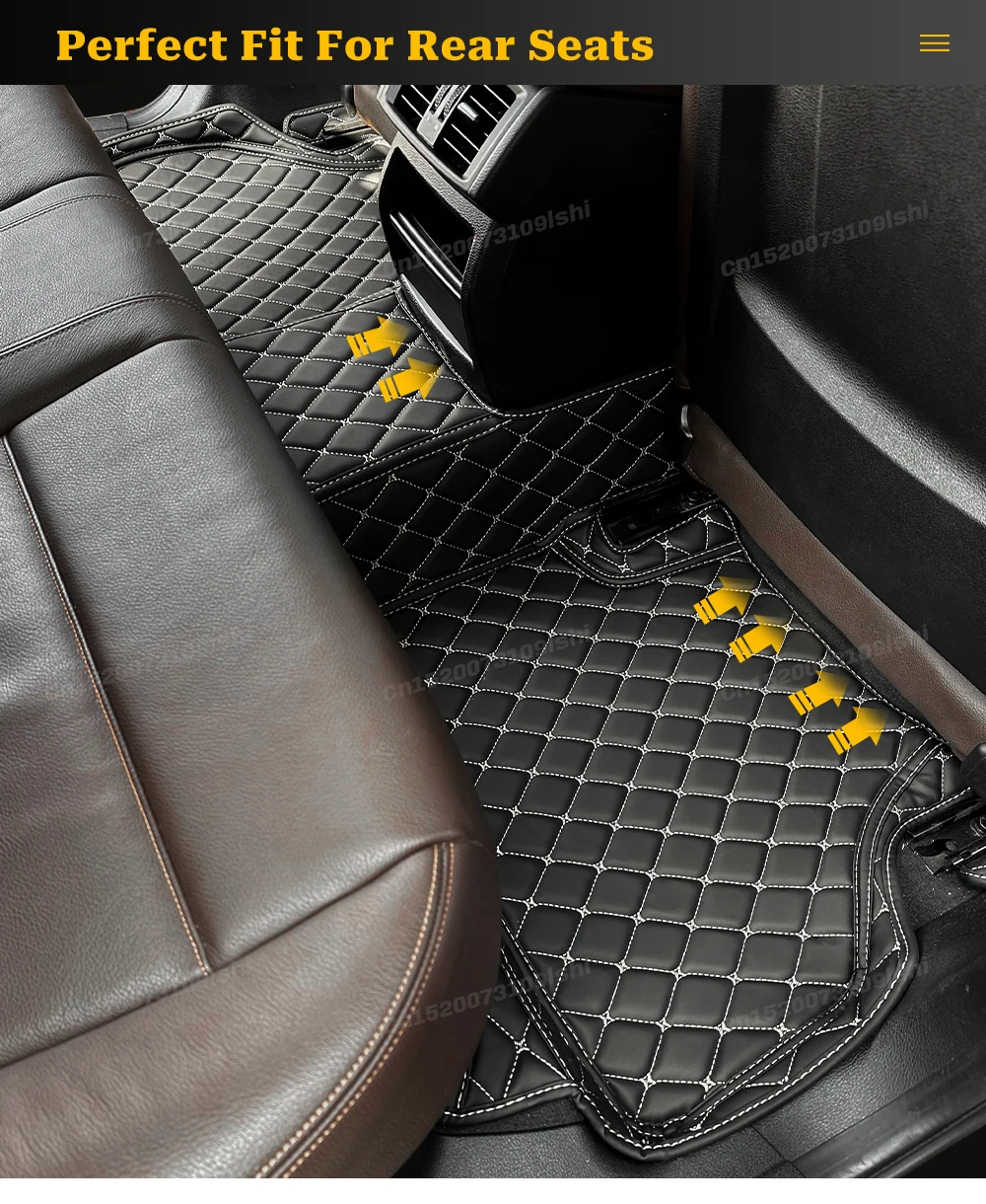 Für VW Volkswagen Touran L 5T 5T1 5/6/7 Sitze 2016-2021 Auto-Fußmatten Maßgefertigte Auto-Fußpolster Innenraum-Zubehör – Detail 9