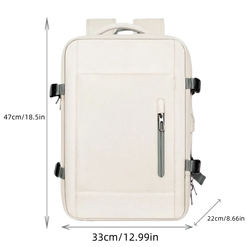 Expandable backpacks, men's luggage bags, large-capacity student school bags, women's business trip computer bags, short-distanc