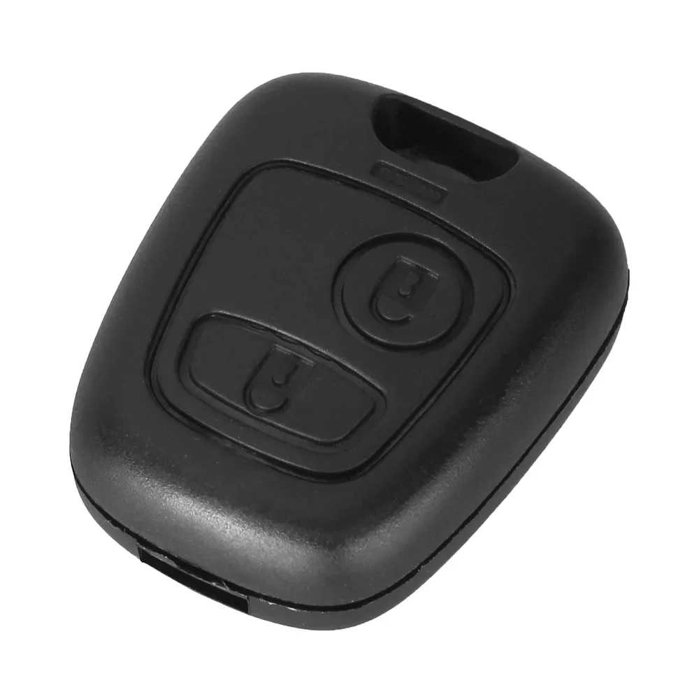 KEYYOU – coque de clé télécommande 2, pour Peugeot 106 206 306 406, sans boutons de lame