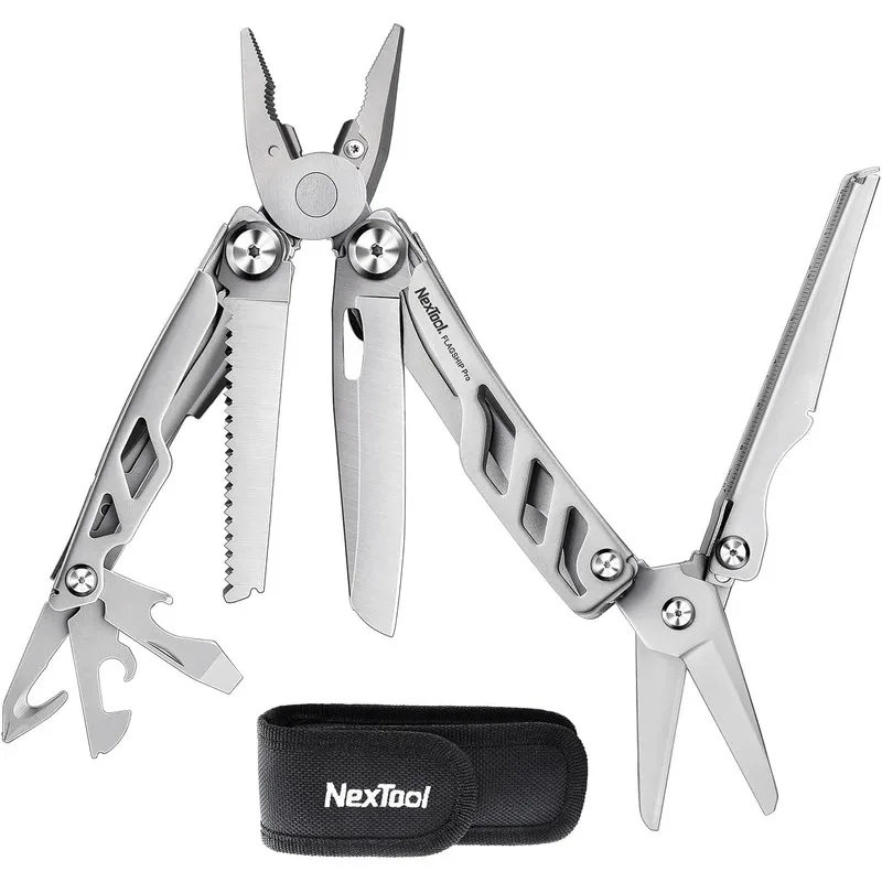 NexTool Flagship Pro 16-in-1 Multitool with Full-Size Scissors