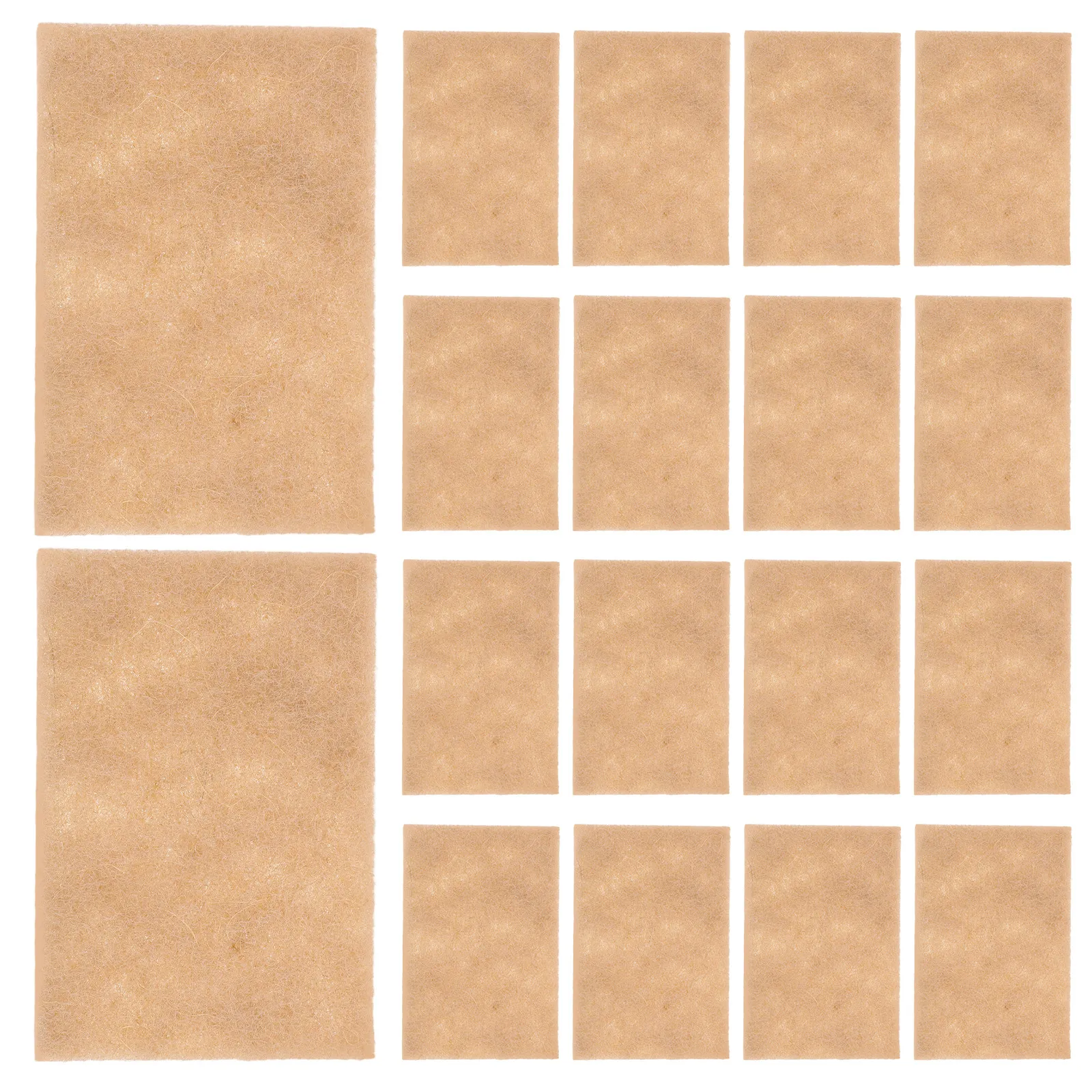 20Pcs Sisal Dish Scrubbing Pads Tough on Grime Gentle on Surfaces Scouring Pads for Kitchen Workshop Garage DIY Polishing