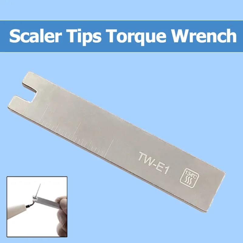 

Dental Torque Wrench Spanner Key Ultrasonic Scaler Tips Stainless Steel for Satelec Dte Ems Woodpecker Endo Tip