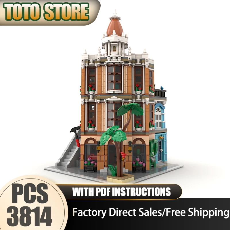 

Moc Building Bricks Modular Modular The Hardware Store Model Technology Modular Blocks Christmas Set DIY Toy Construction Gift