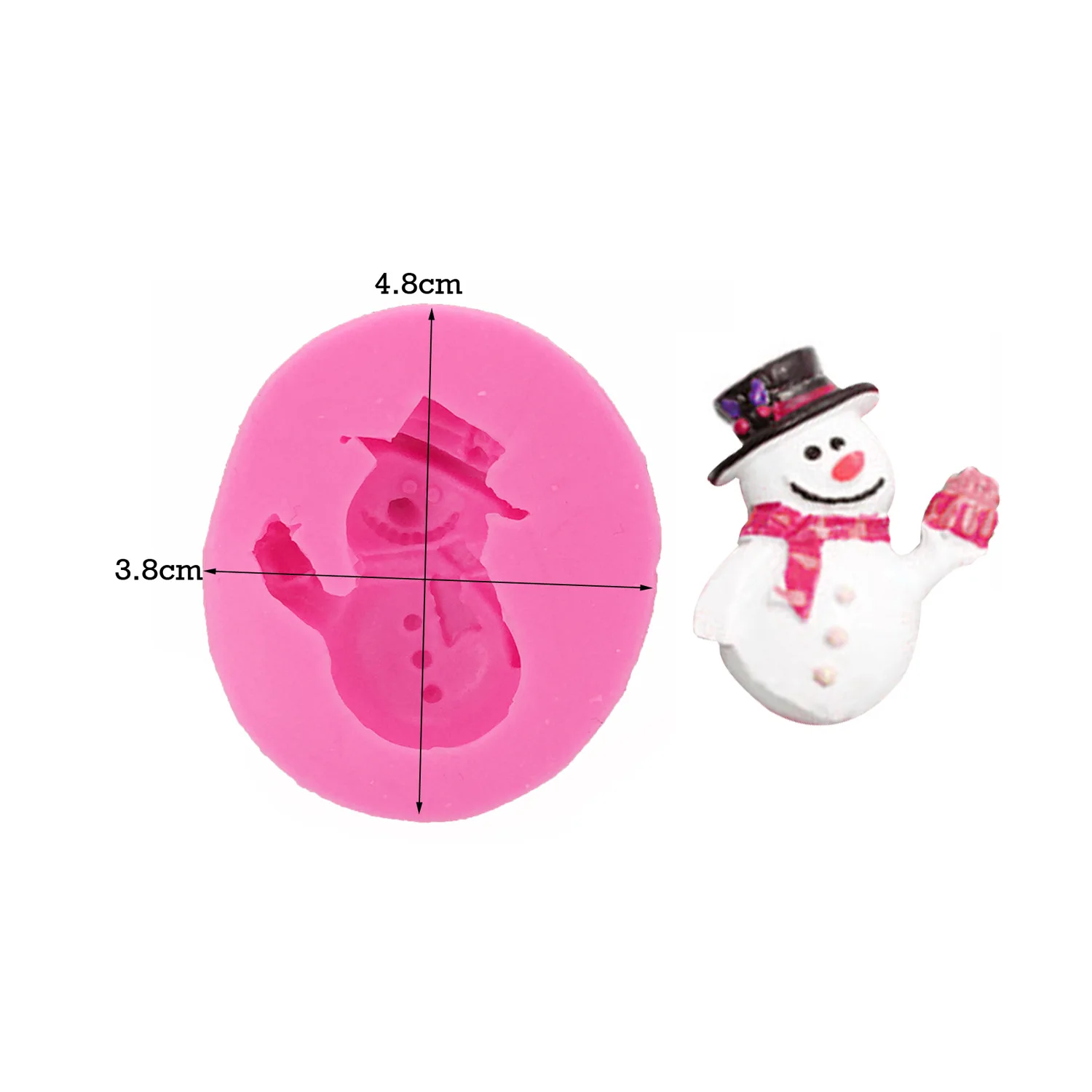 Kitchen Accessories Christams Snowman Cooking Tools Cake Decorating Silicone Molds For Baking Fondant Sugar Craft