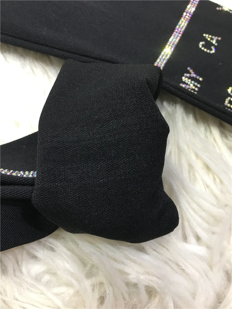 Heißer Funkelnden Buchstaben Bohren Weibliche Leggings Seite Farbige Diamant Slim Black Bodenbildung Hosen Stretch Hohe Taille Dünne Legging