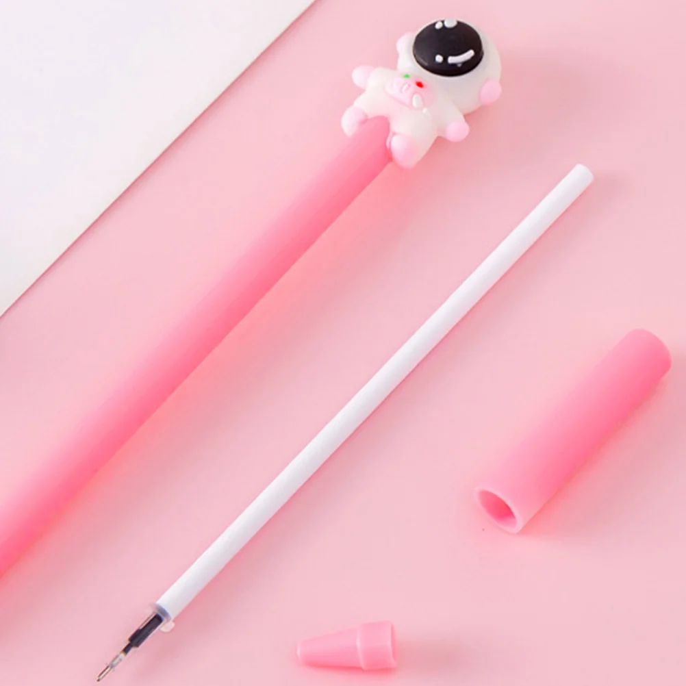 

12pcs Gel Ink Pens for Students Smooth Writing Comfortable Design Portable Cartoon Shape School Supplies Office Signature Pens