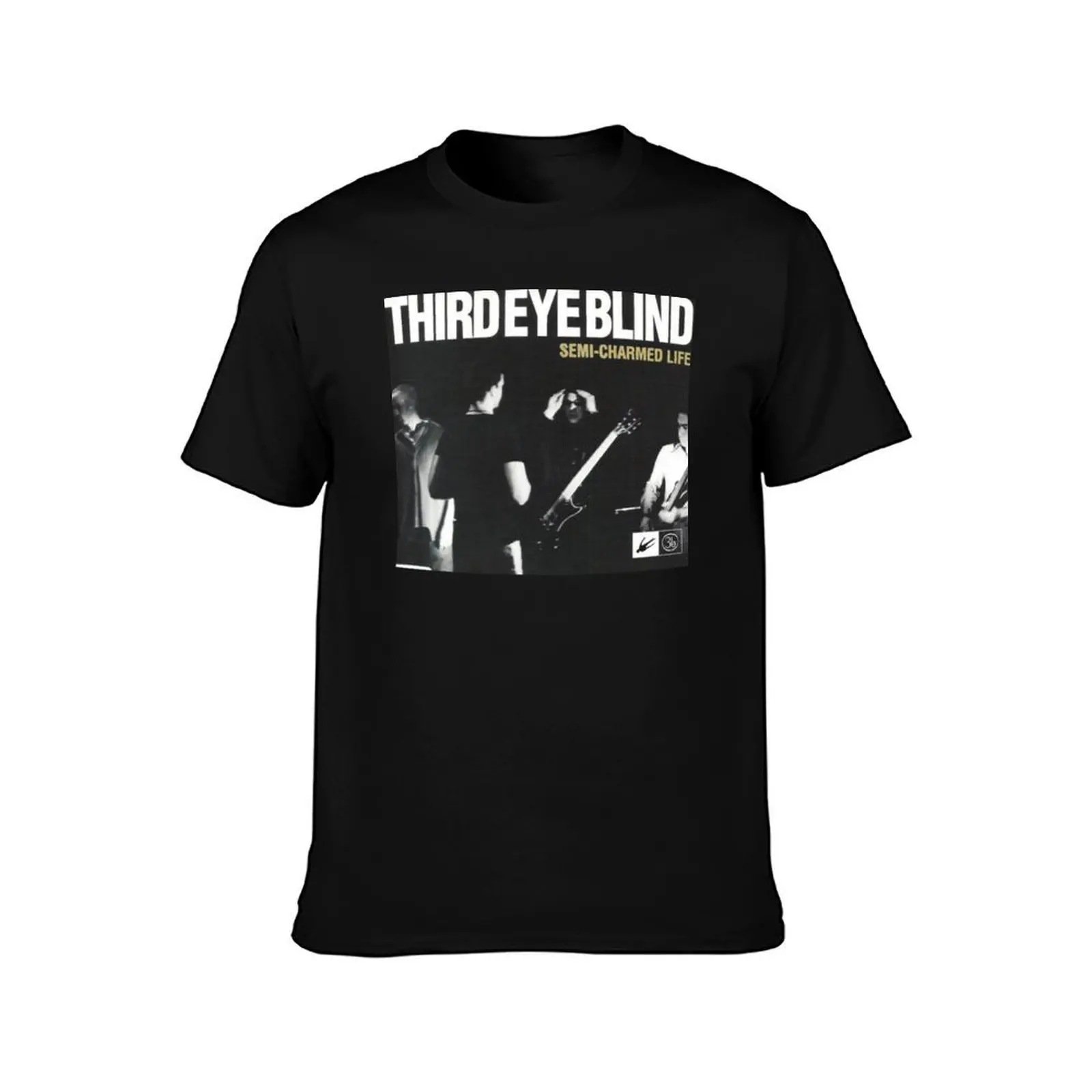 Blind Conceert T-Shirt, Summer Casual Cotton Tee, Oversized Streetwear Tops, Vintage Graphic Print, Loose Fit Short Sleeve
