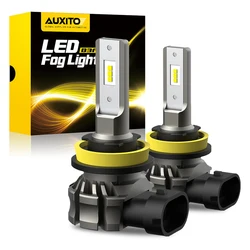 2Pcs H8 H11 H16 LED Fog Light H27W/1 H27 880 H10 H8 5202 LED Bulb Auto Fog Lamp Daytime Running Light for Car Yellow White 12V