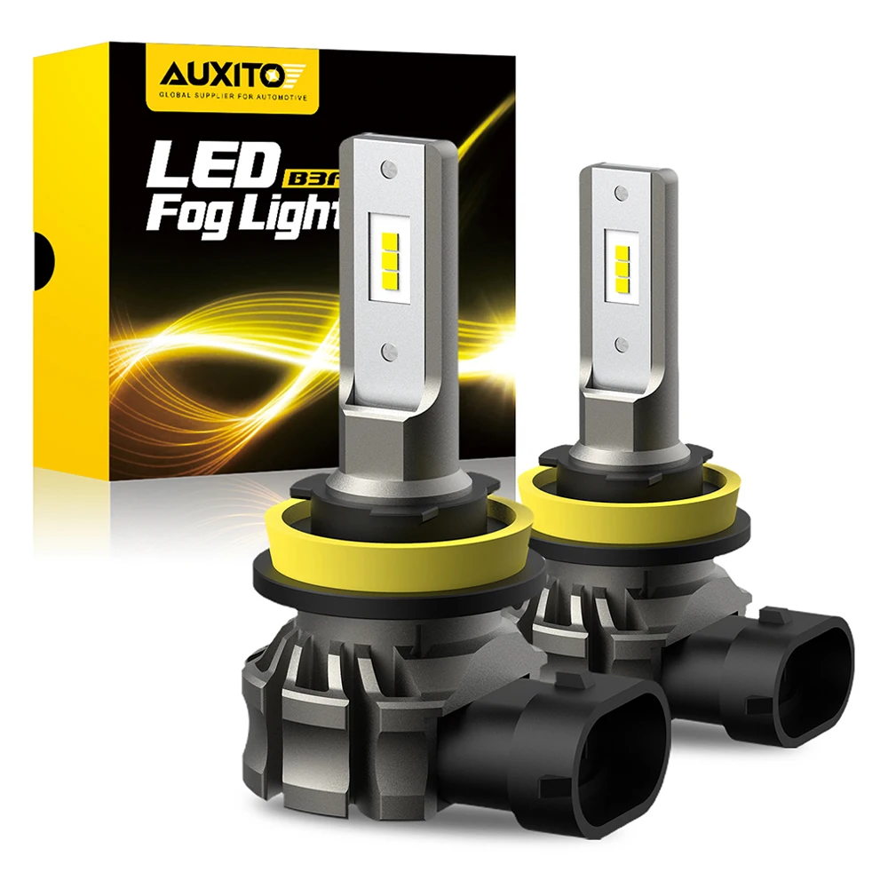 2Pcs H8 H11 H16 LED Fog Light H27W/1 H27 880 H10 H8 5202 LED Bulb Auto Fog Lamp Daytime Running Light for Car Yellow White 12V