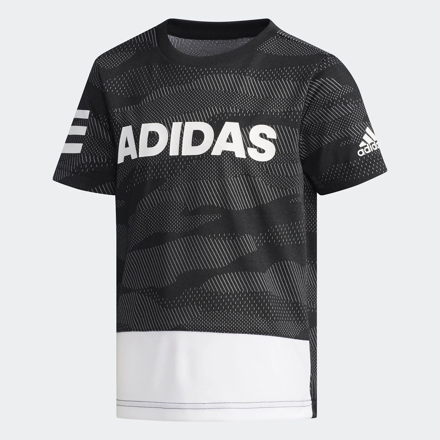 Camiseta deportiva informal a rayas de camuflaje para hombre y niño, nueva temporada, original de Adidas, DW4091