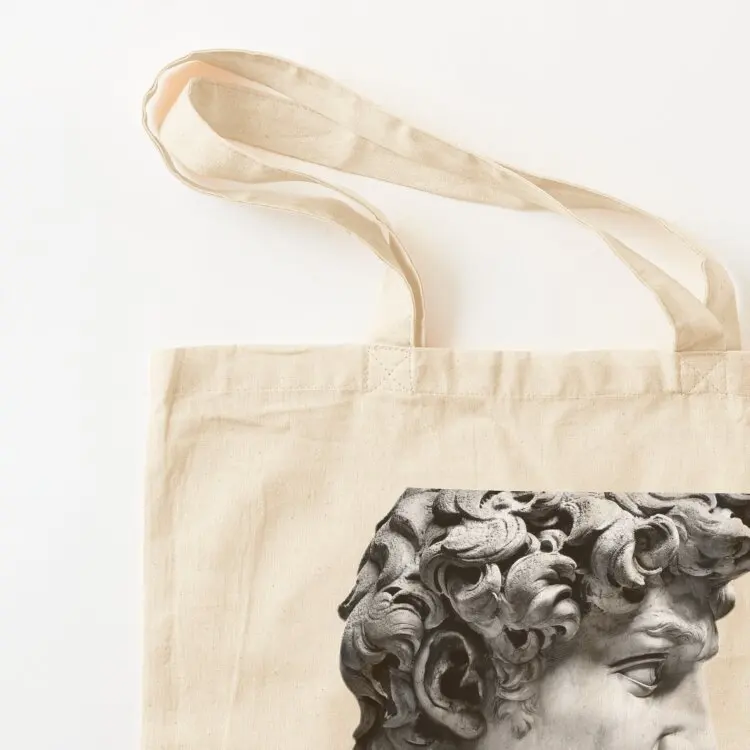 تمثال روماني: مايكل أنجلو، ديفيد حقيبة حمل حقيبة نسائية فاخرة للمتسوقين حقائب تسوق قماش قابل للطي