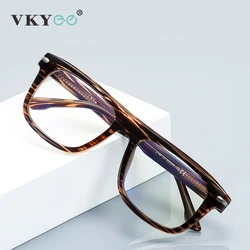 VICKY Square Eyeglasses Frame Simple Large Frame Men Reading Computer Blue Light Blocking Classic Retro Reading Glasses PFD2199