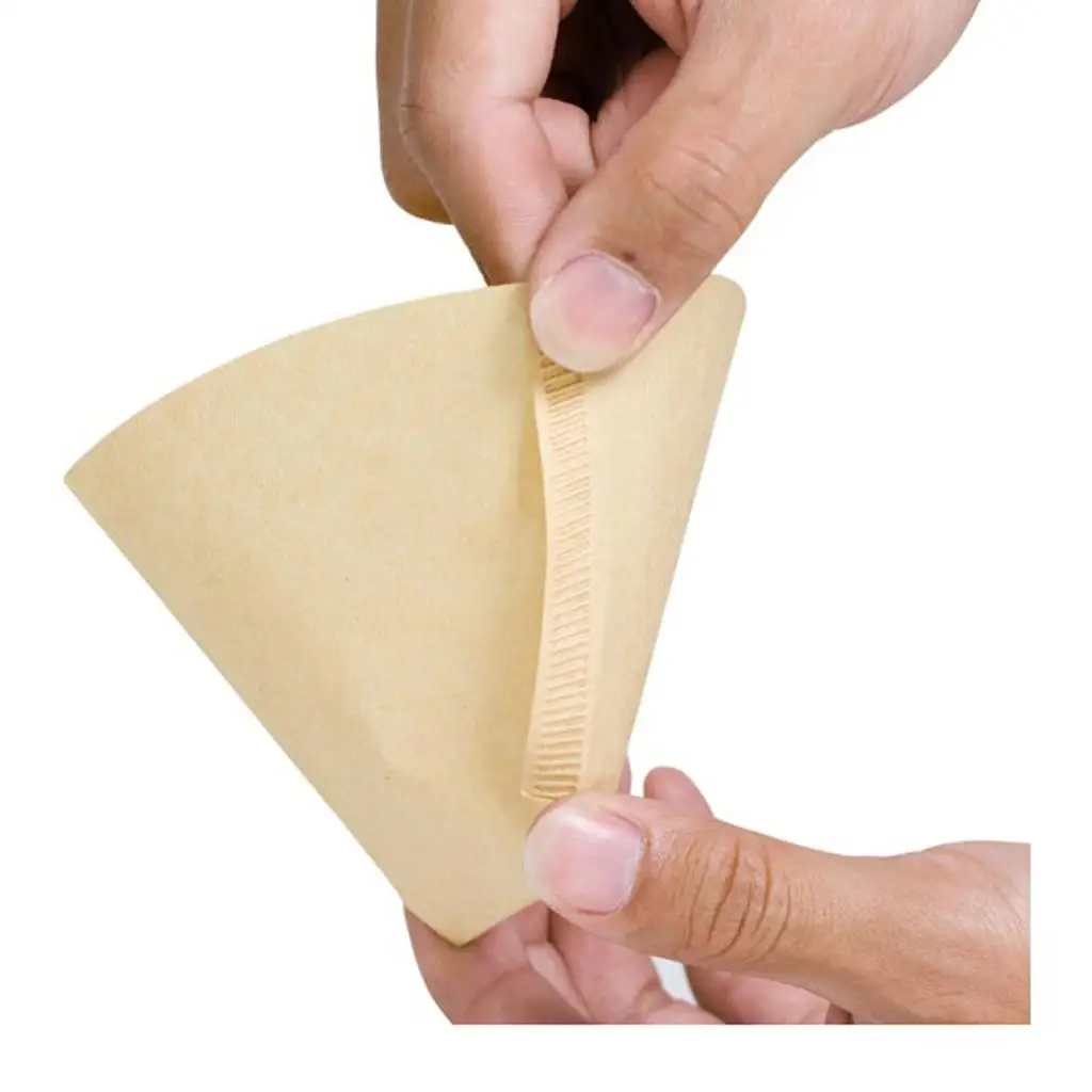 100 шт. одноразовая бумага для кофе, фильтры, капельница для кофе