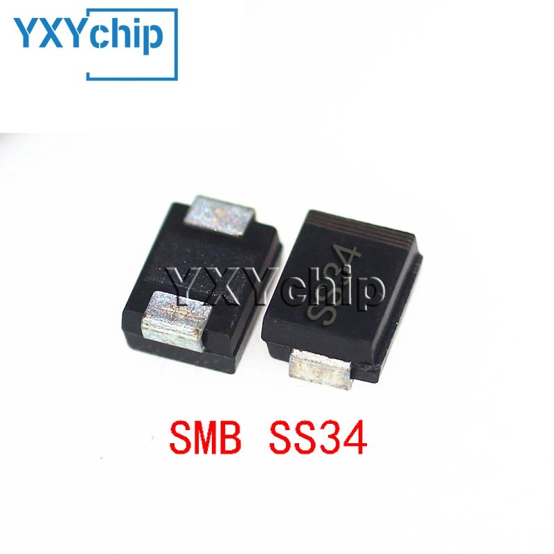 SS34 SR340 SMC SMB SMA SK34 SMD SS34F 3A 40V DO-214AB Schottky Diode New and Original