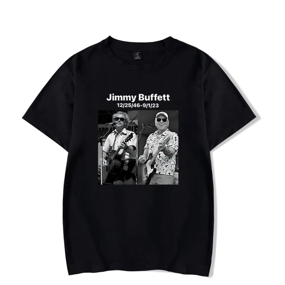 R.I.P Jimmy Buffett Funny T Shirt Men Short Sleeves Hip Hop O-Neck Cotton T-Shirts Vintage Harajuku Tops Streetwear Y2K Clothes