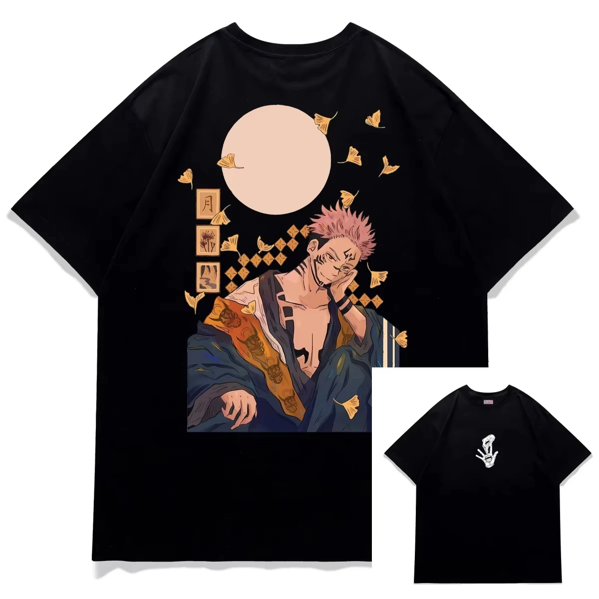 Gojo Infinite Void Jujutsu Kaisen Vintage Anime T-shirt Cotton Graphic Tee Men Women Summer Streetwear