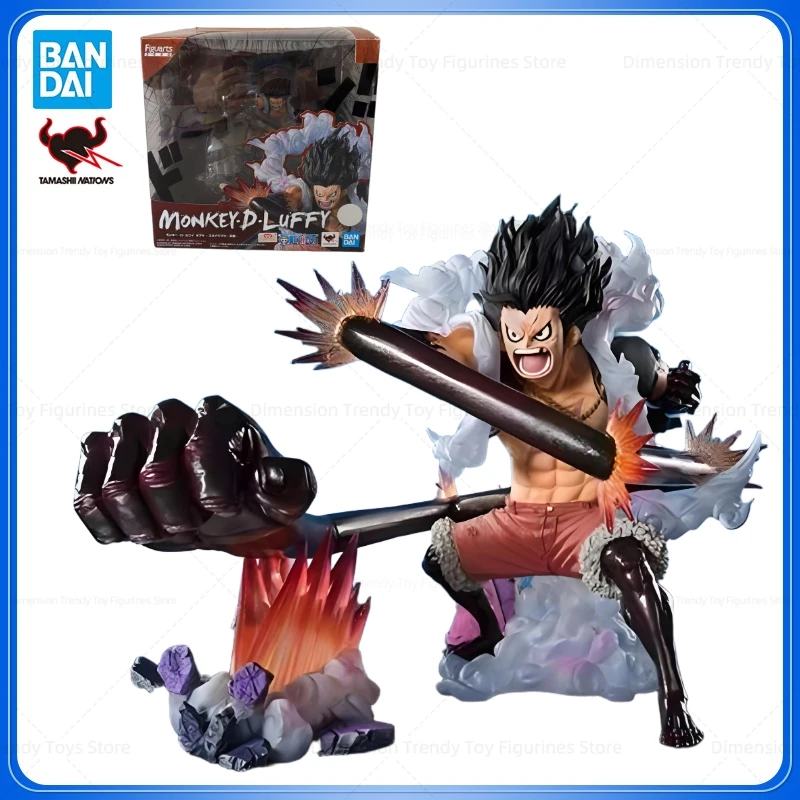 

In Stock Bandai Figuarts ZERO Anime One Piece Hyperintense Warfare Gear Fourth Yuan-ti Luffy Action Figure Model Toys Gift DT