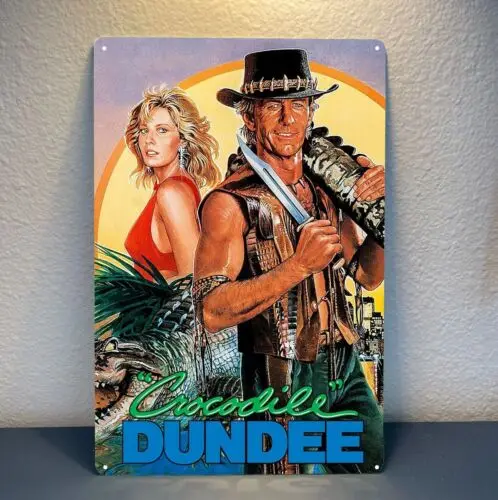 Dundee Movie Metallposter, Blechschild, 20 x 30 cm, Aluminium