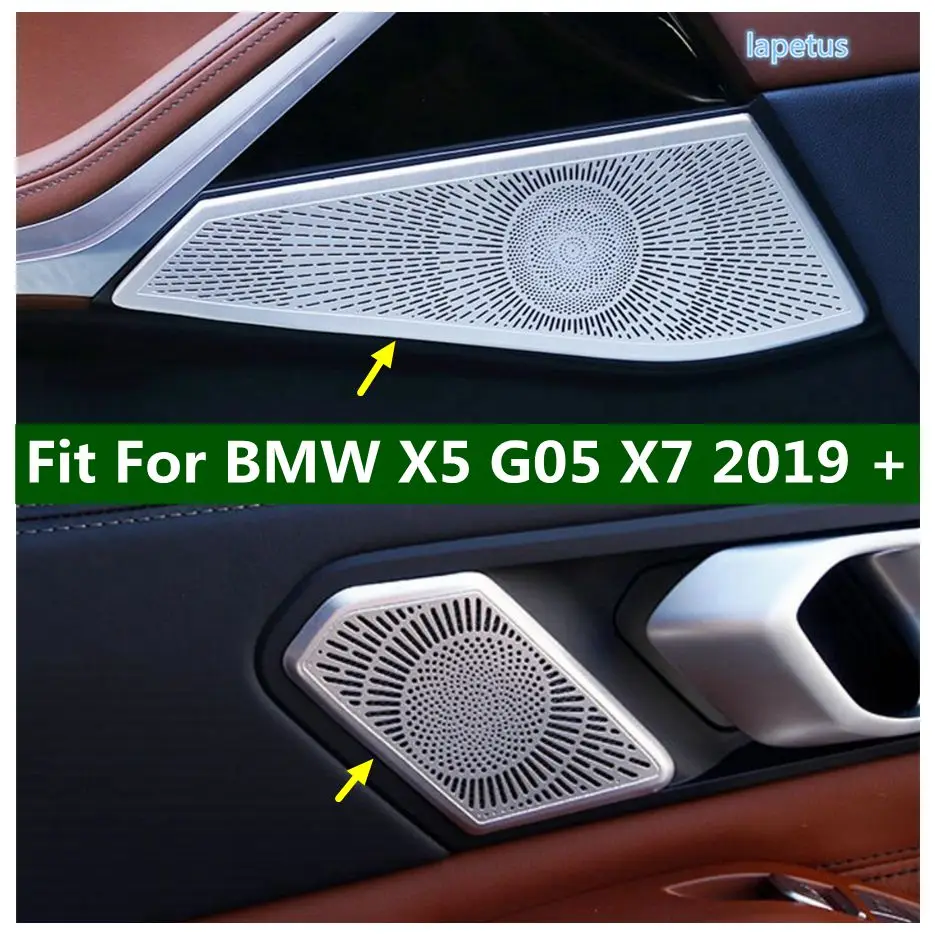 Door Handle Bowl Stereo Speaker Audio Sound Loudspeaker Treble Horn Cover Trim Fit For BMW X5 G05 X7 2019 - 2022 Car Accessories